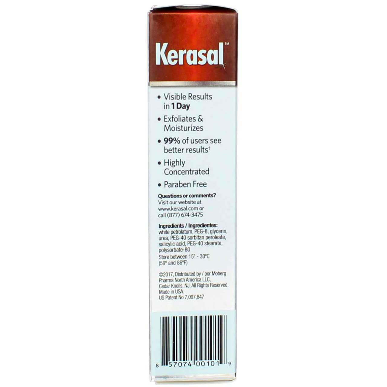 Kerasal Intensive Foot Repair Ointment - 1 oz (3-Pack) for Cracked Heels & Dry Skin