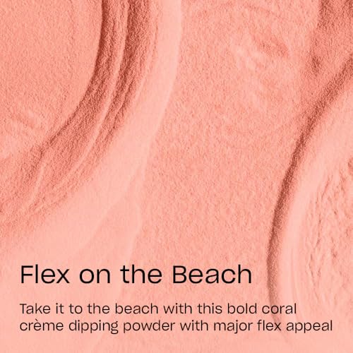 OPI Powder Perfection Flex on the Beach | Opaque Orange Orange Crème Nail Dipping Powder | Summer Make the Rules Collection
