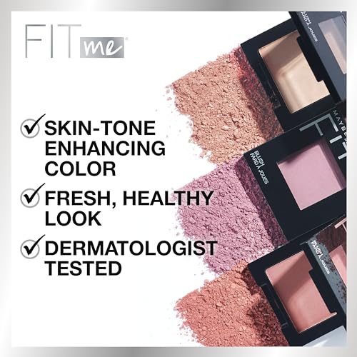 Maybelline New York Fit Me Blush, Nude, 0.16 Ounce