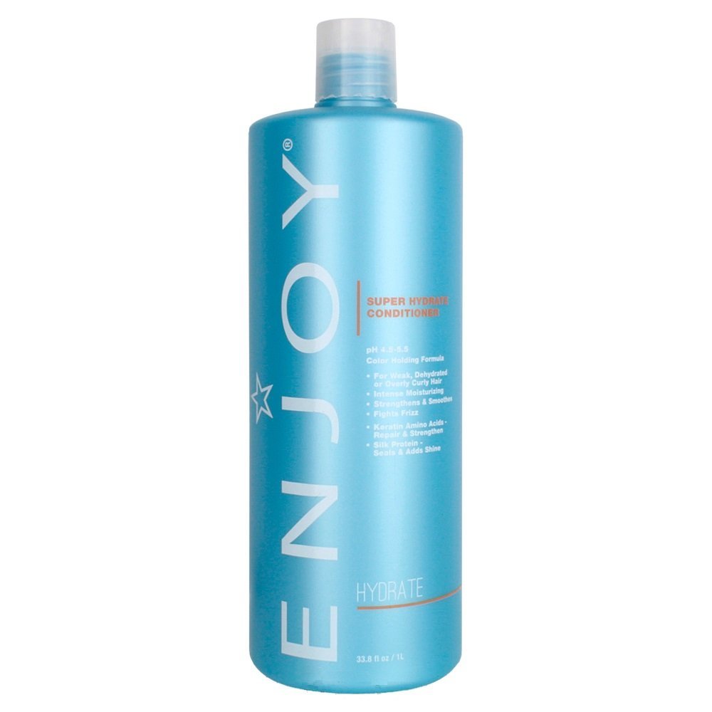 ENJOY Hair Care Super Hydrate Conditioner, Hair Conditioner For Damaged Hair, Conditioner Curly Hair Products, Sulfate Free, Gluten Free, Paraben Free - 10.1 Fl Oz