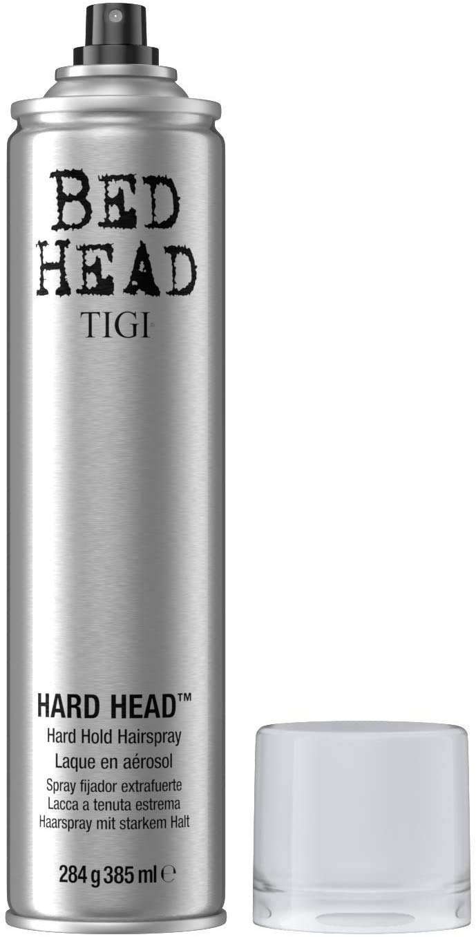 TIGI Bed Hard Head Extra Strong Hold Hair Spray, Tan, 10.6 Ounce