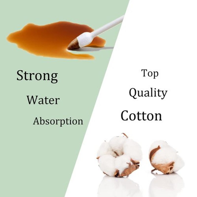 500pcs Precision Tip Cotton Swabs/Double Pointed Cotton Buds for Makeup