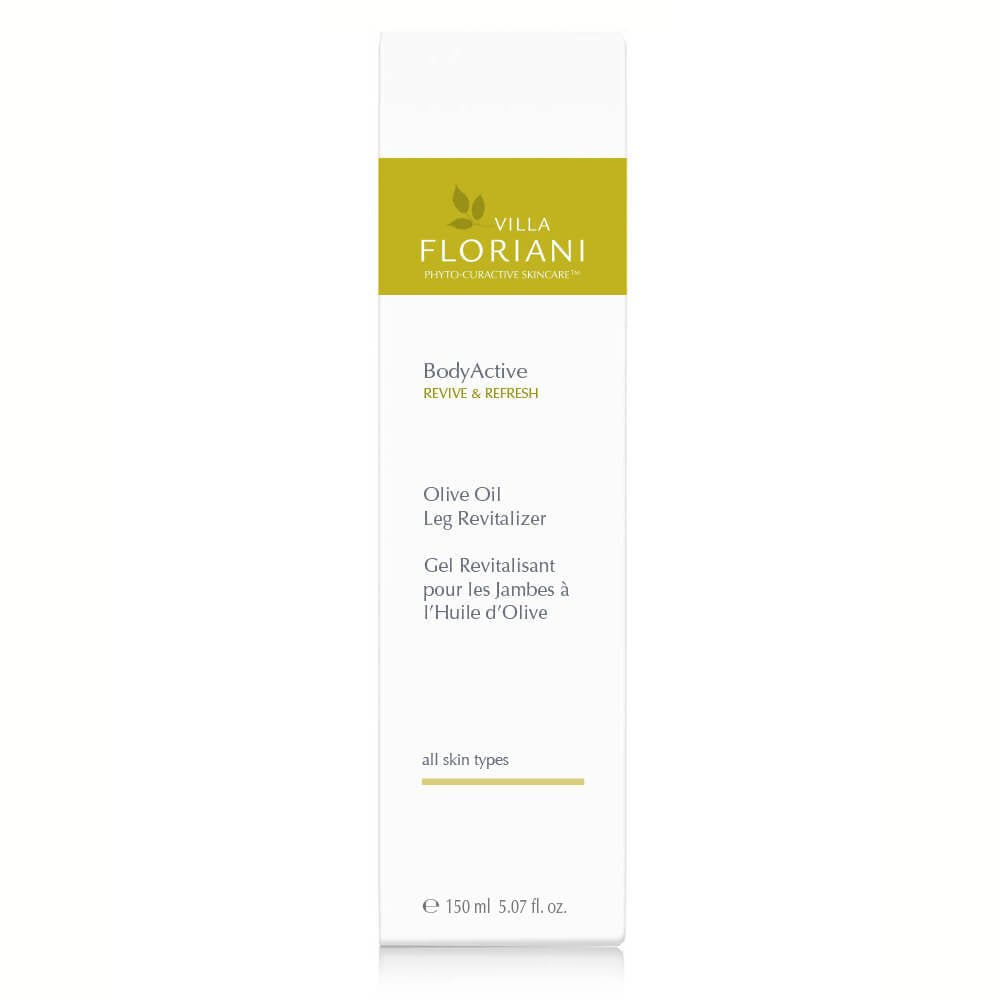 Villa Floriani Olive Oil Leg Revitalizer | Revives, Tones And Refreshes Tired Legs | Leg treatment | Natural Skincare | Rediscovering Natural Beauty, 5.07 fl. oz.