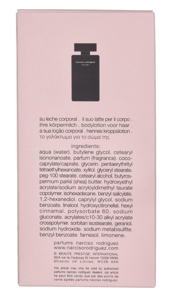 Narciso Rodriguez by Narciso Rodriguez for Women Body Defining Lotion, 6.7 Ounce