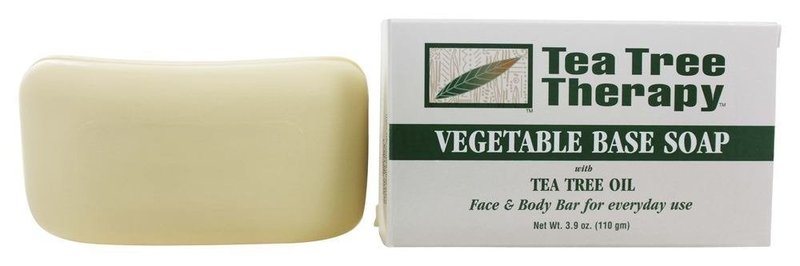 Tea Tree Therapy Pack of 8 x Vegetable Base Soap with Tea Tree Oil - 3.9 oz8