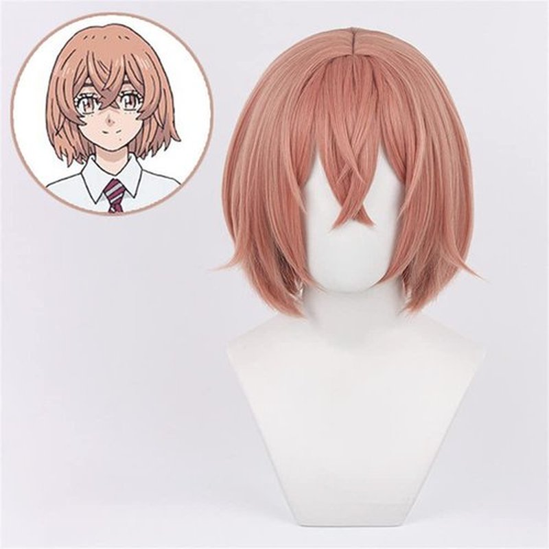 Mystylecos Tachibana Hinata Wig Natural Heat Resistant Hair The Way of Rebirth Short Orange Cosplay Wig