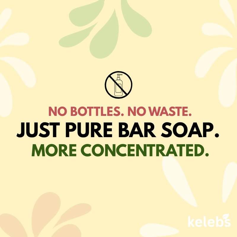 KELEBS Hypoallergenic Kids Soap Bar 2-Pack | Organic & Gentle Chamomile Body Wash for Children | Natural Ingredients | Fun Bath Time