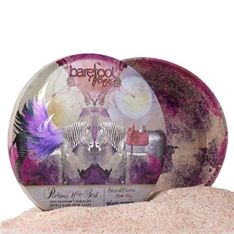 Barefoot Venus Himalayan Pink Salts Bath Soak. 400g (Black Coconut)