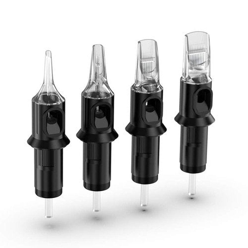 STIGMA #08(1RL) 0.25mm Bugpin Disposable Tattoo Cartridge Needles with Membrane Safety Tattoo Cartridges for Artists Round Liner 20Pcs Standard Pack 0801RL