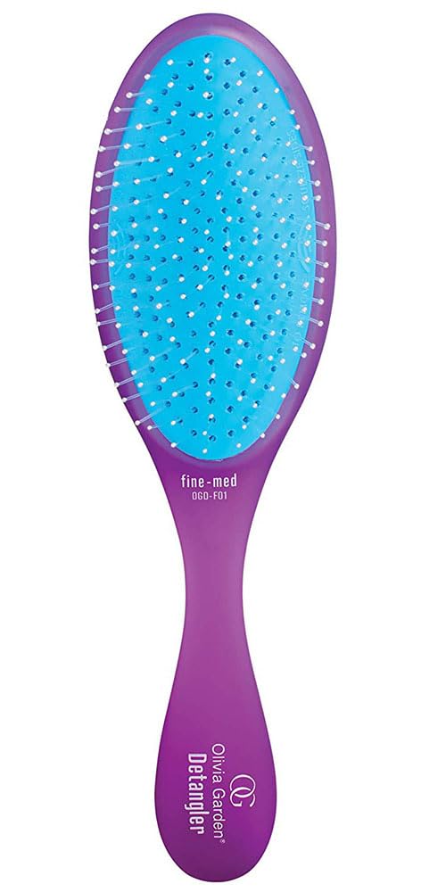 Olivia Garden OG Detangler Brush - Scalp-Massaging, Easy-Clean Design for All Hair Types