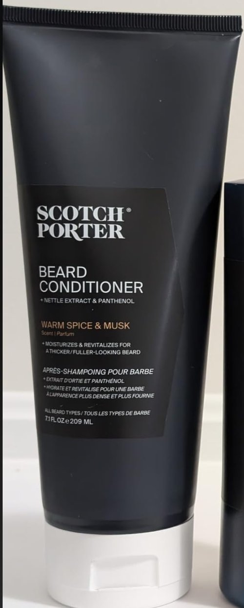 Scotch Porter Hydrate & Nourish Beard Conditioner – Long-Lasting Moisture Helps Strengthen, Reduce Frizz & Promote Healthy Hair Growth for Dull, Dry, Coarse Beards – Original Scent, 7.1 oz. Bottle