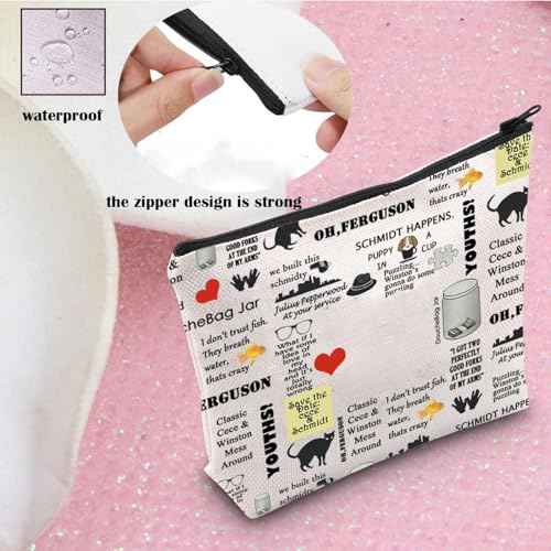 FEELMEM Girl TV Show Merchandise Girl Quote Cosmetic Bag TV Series Fans