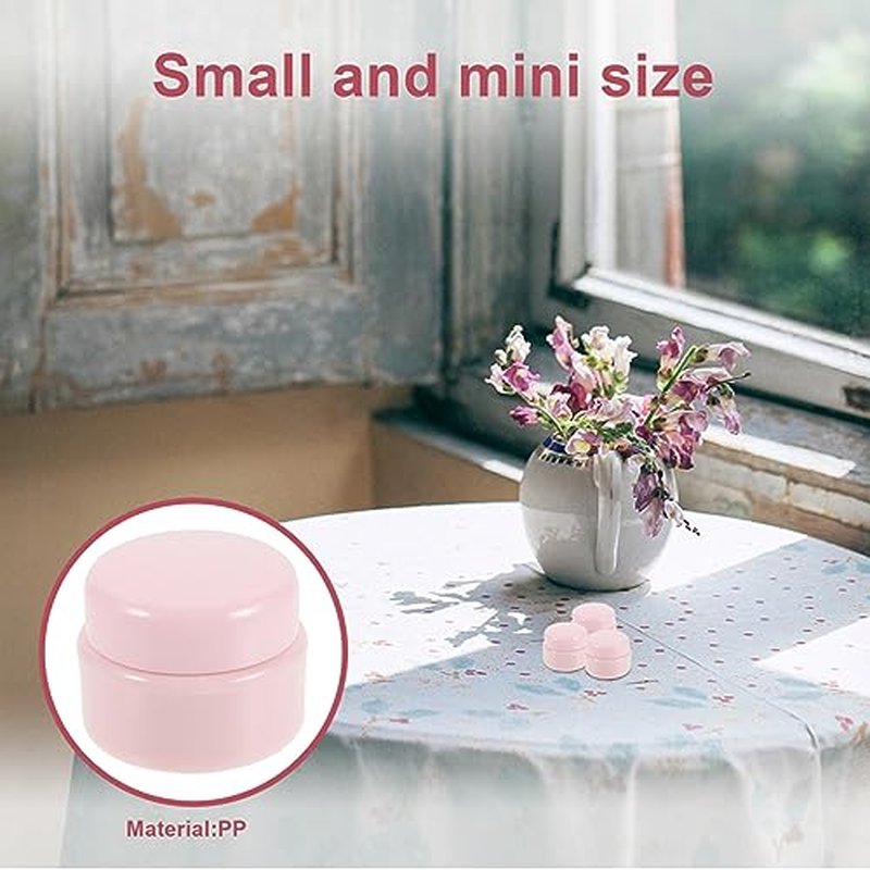 OHPHCALL 1set Cream Box Eye Cream Container Refillable Cream Lotion Containers Face Small Makeup Bag Travel Bottles for Toiletries Drawstring Makeup Bag Make up Sponge Holder Liquid Pp 12pcs