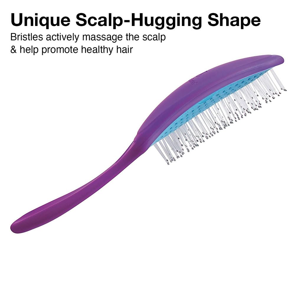 Olivia Garden OG Detangler Brush - Scalp-Massaging, Easy-Clean Design for All Hair Types