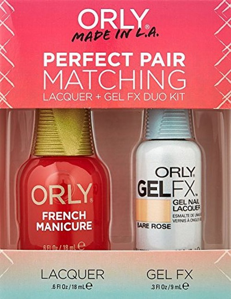 Orly Perfect Pair Matching Lacquer and Gel Duo Kit, Star Spangled