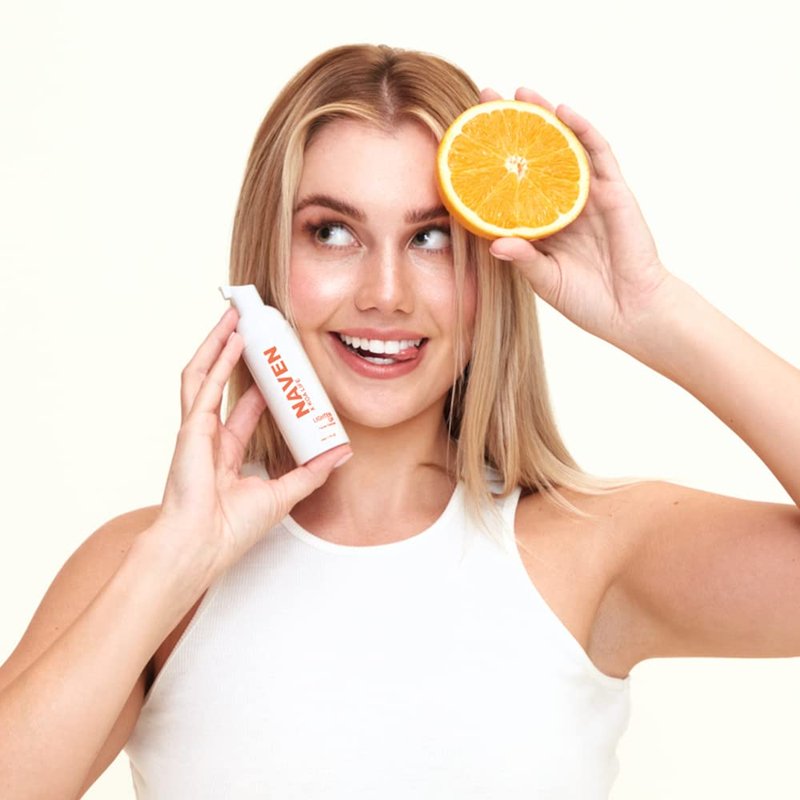 KOA LIFE X NAVEN Lighten Up - Anti-Blemish Facial Foam Cleanser, Purifies Skin, Vitamin C, Organic, Natural Ingredients - 1.7 Fl Oz