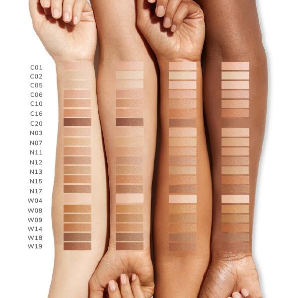 FARMASi Vfx Pro Foundation, Full Coverage Liquid Cream, Lightweight Long Lasting Coverage, Breathable Skin Moisturizer with Color True Matte Blending, Face Makeup, 1 fl. oz / 30 ml - NATURAL BEIGE N12