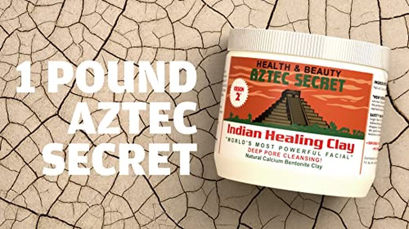 Aztec Secret Essential Indian Clay Mask Kit by Etana – 100% Natural Calcium Bentonite for Deep Pore Cleansing - Facial, Hair & Body Detox Set With Accessories