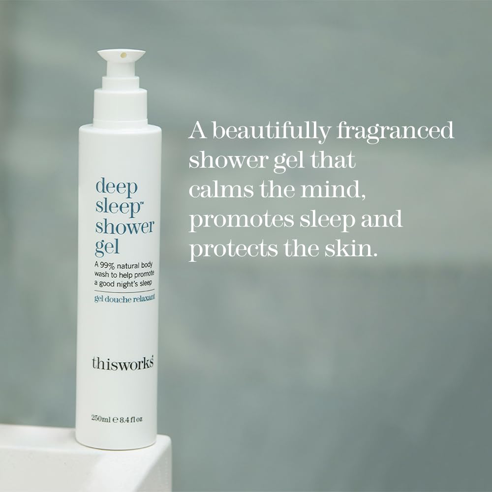 THISWORKS deep sleep shower gel: Calms the Mind and Protects the Skin, 8.4 fl oz (250ml)