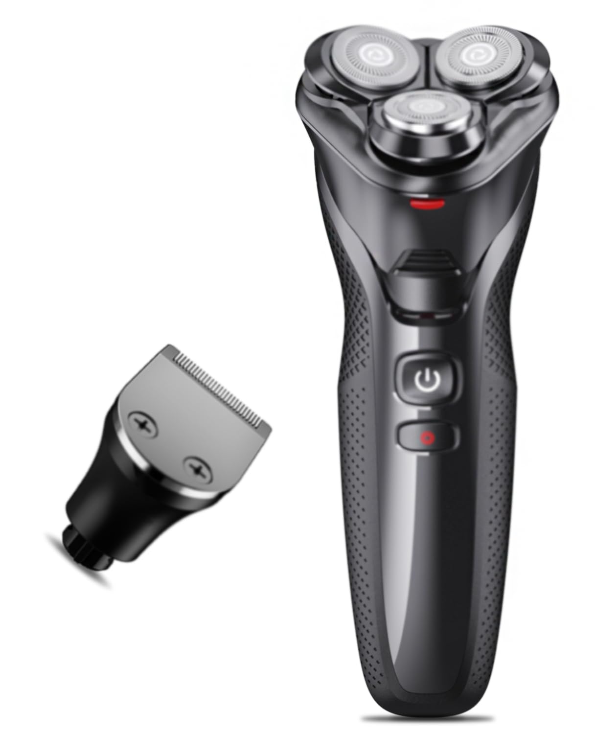 rategist Cordless Electric Razor for Men: 3-in-1 Electric Shavers for Men - IPX7 Waterproof & Precision Blades - Turbo Speed Travel Kit for Beard Nose Sideburns,Charcoal Gray