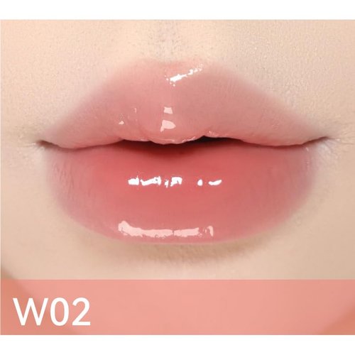 ChongTai 1 PC AZTK Long Lasting Melting Jelly Mirror Effect Solid Moisturizing Lipstick, Jelly Lipstick, Mirror Effect Solid Lip Glaze, Lip Plumper Lipstick (W02, 1.9g)