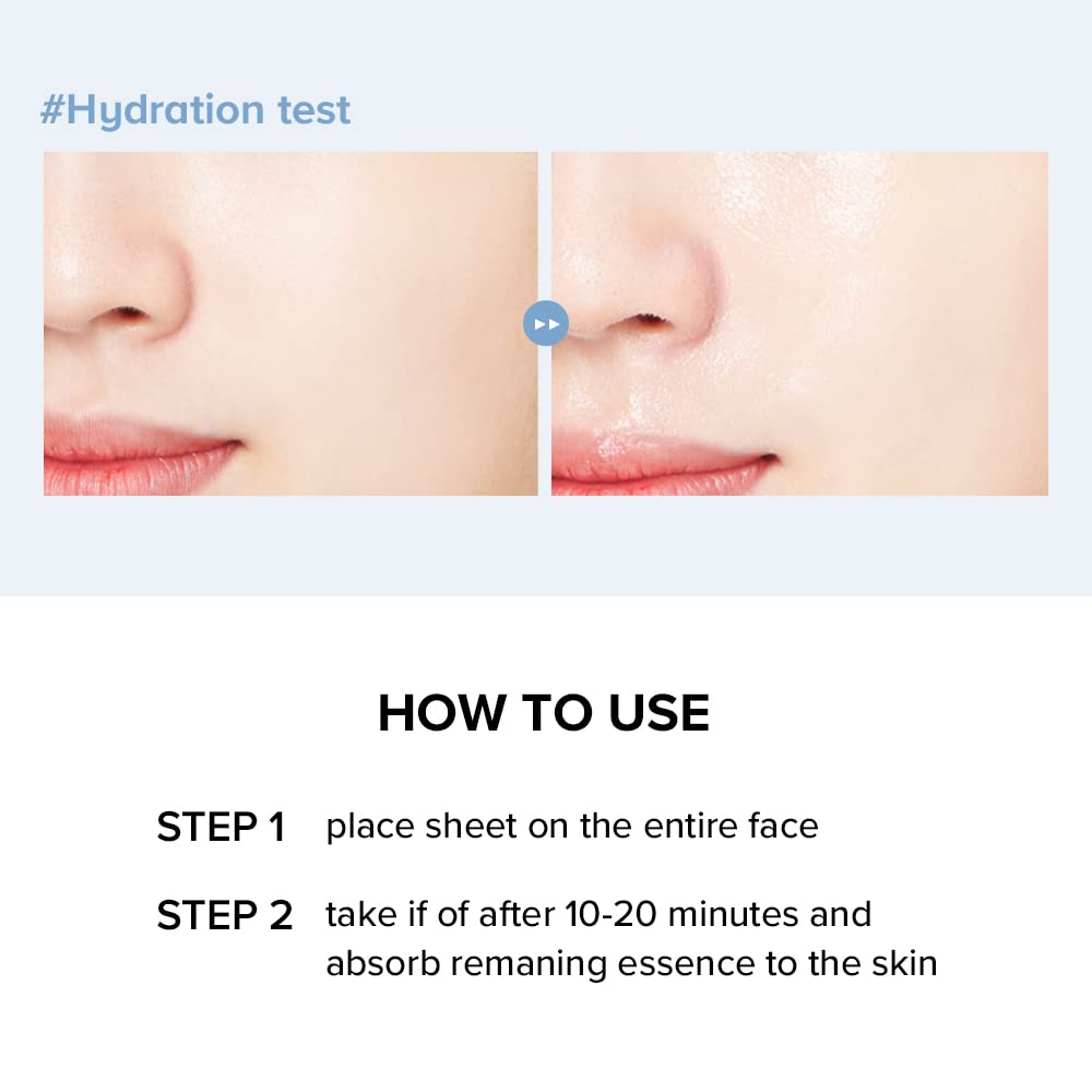 JMsolution Water Luminous SOS Ringer Mask Plus (10 Sheets, 35ml Each) | Intensive Hydration & Soothing Care Korean Sheet Mask | Water Glow Skin Care | K-Beauty Face Mask