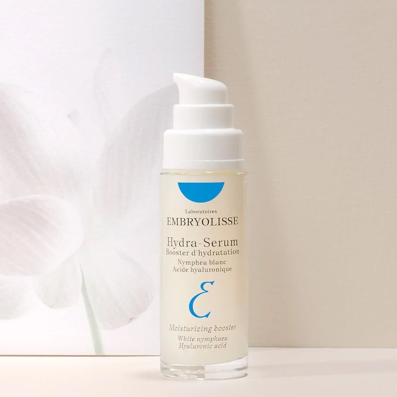 Embryolisse Hydra-Serum, Ultra-Hydrating Lightweight Hyaluronic Acid Facial Serum with White Water Lily, For Oily to Combination Skin, 1.01 Fl Oz