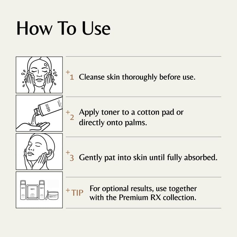 GD11 Premium RX Balancing Toner, Exosome-enriched Liposomal Complex with Hyaluronic Acid & Panthenol for Skin Moisture Support, Hydrating Toner for Glow, Korean Skin Care (4.40 Fl Oz / 130ml)