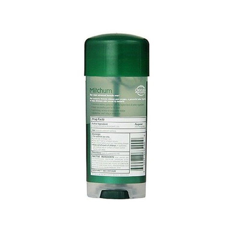 Mitchum Advanced Anti-Perspirant & Deodorant For Men, Gel, Unscented, 3.4-Ounce Stick (Pack of 4)