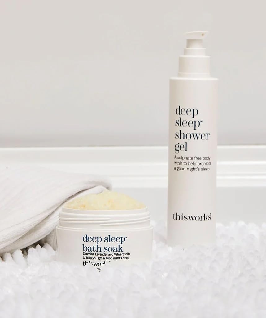 THISWORKS deep sleep shower gel: Calms the Mind and Protects the Skin, 8.4 fl oz (250ml)