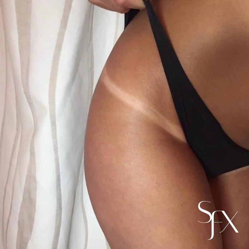 SunFX Rapid - All Natural Spray Tanning Solution | Dark Tan | Dry to Touch (1L/33.8 fl oz, DARK SUMMER)