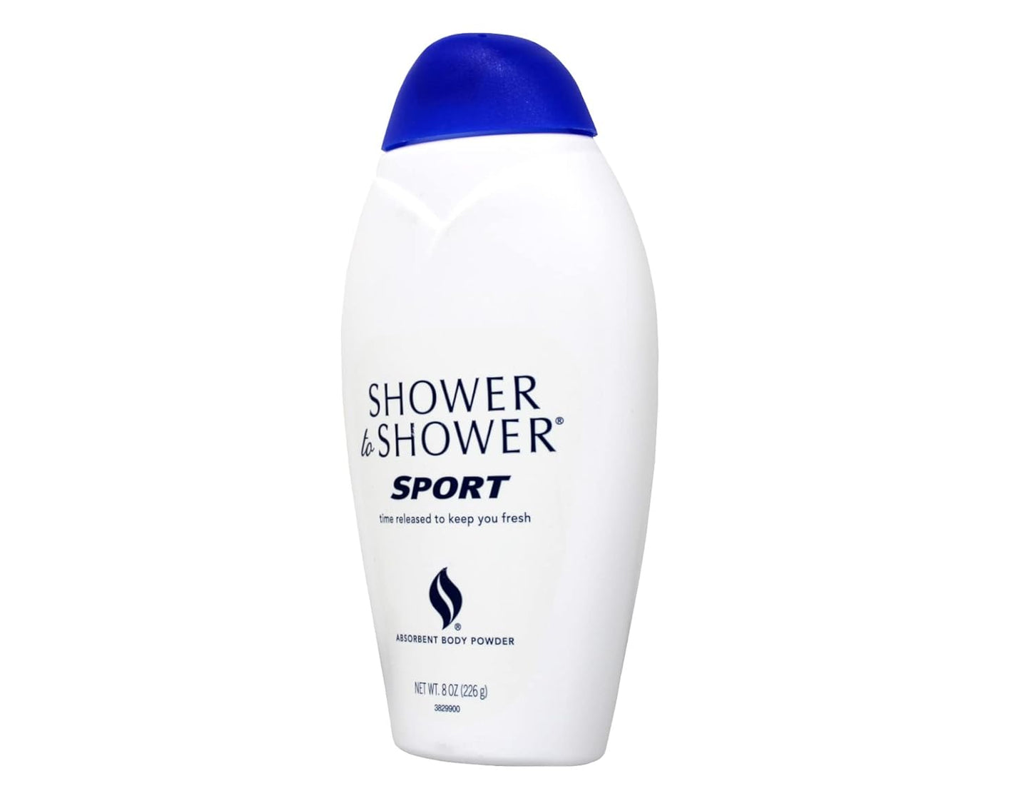 Shower to Shower Sport Absorbent Body Powder 8 oz (Pack of 6)