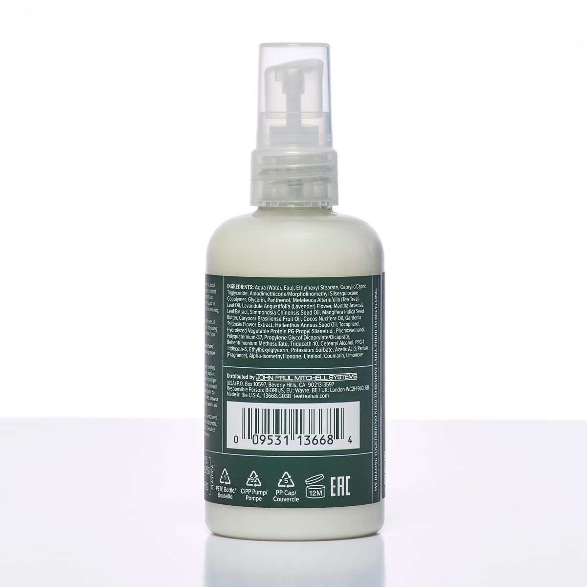 Tea Tree Lavender Mint Overnight Moisture Therapy, Leave-In Treatment, Restores Hair + Enhances Sleep Quality, For Coarse, Curly + Dry Hair, 3.4 fl. oz.
