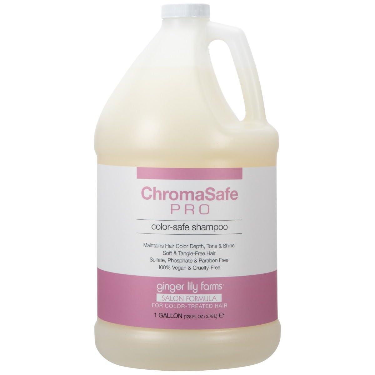 ChromaSafe Color-Safe Shampoo for Color-Treated Hair - 100% Vegan, 1 Gallon Refill