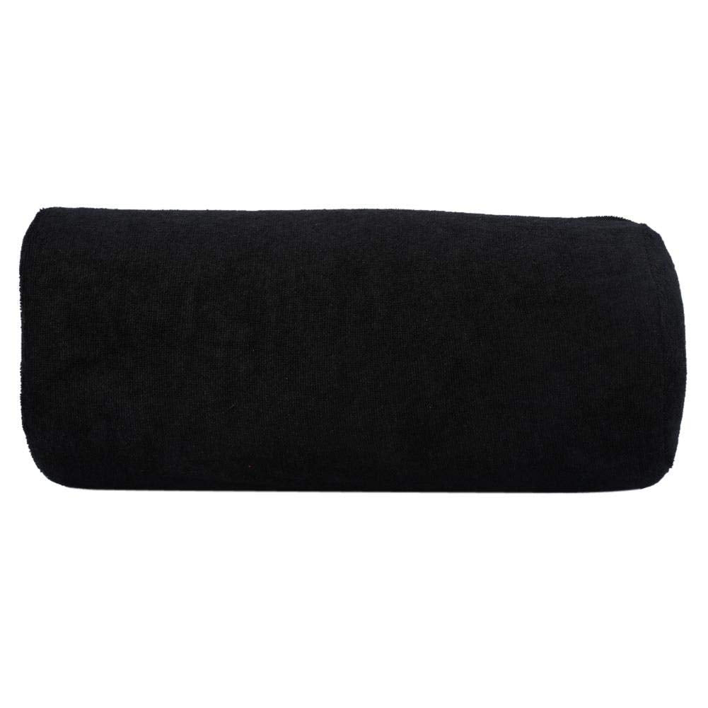 Nail Pillow, Salon Nail Hand Rest Cushion Detachable Washable Hand Holder Cushion Nail Art Soft Sponge Pillow Nail Art Manicure Tool (Black)