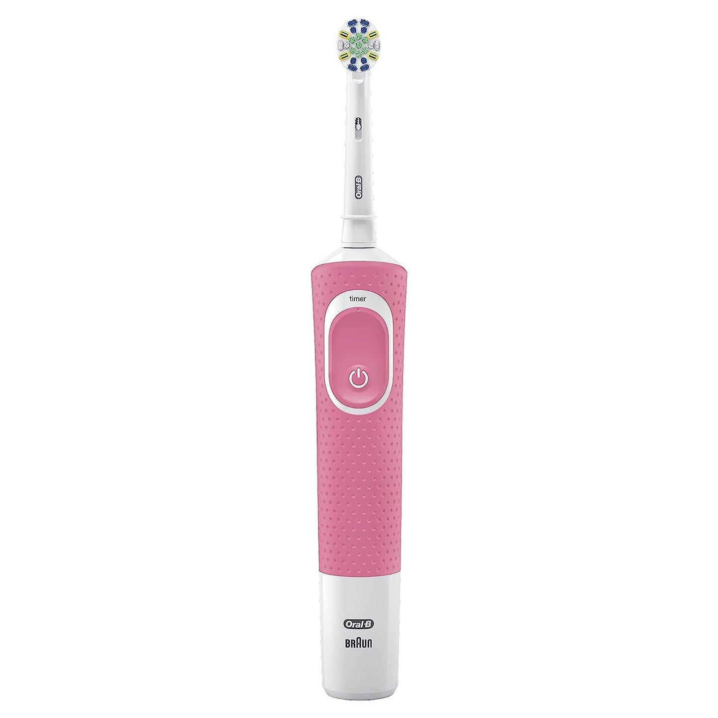 Oral-B Vitality FlossAction Electric Toothbrush with Replacement Brush Head, Pink