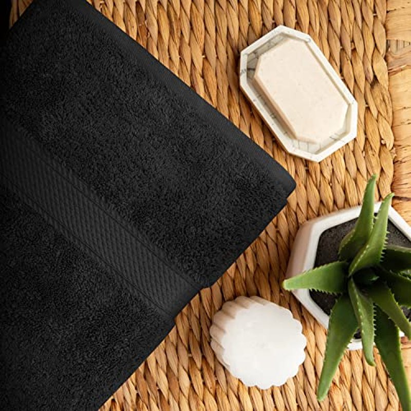 SUPERIOR Egyptian Cotton Pile 9 Piece Towel Set, Includes 3 Bath, 3 Hand, 3 Face Towels/Washcloths, Ultra Soft Luxury Towels, Thick Plush Essentials, Guest Bath, Spa, Hotel Bathroom, Sea Foam