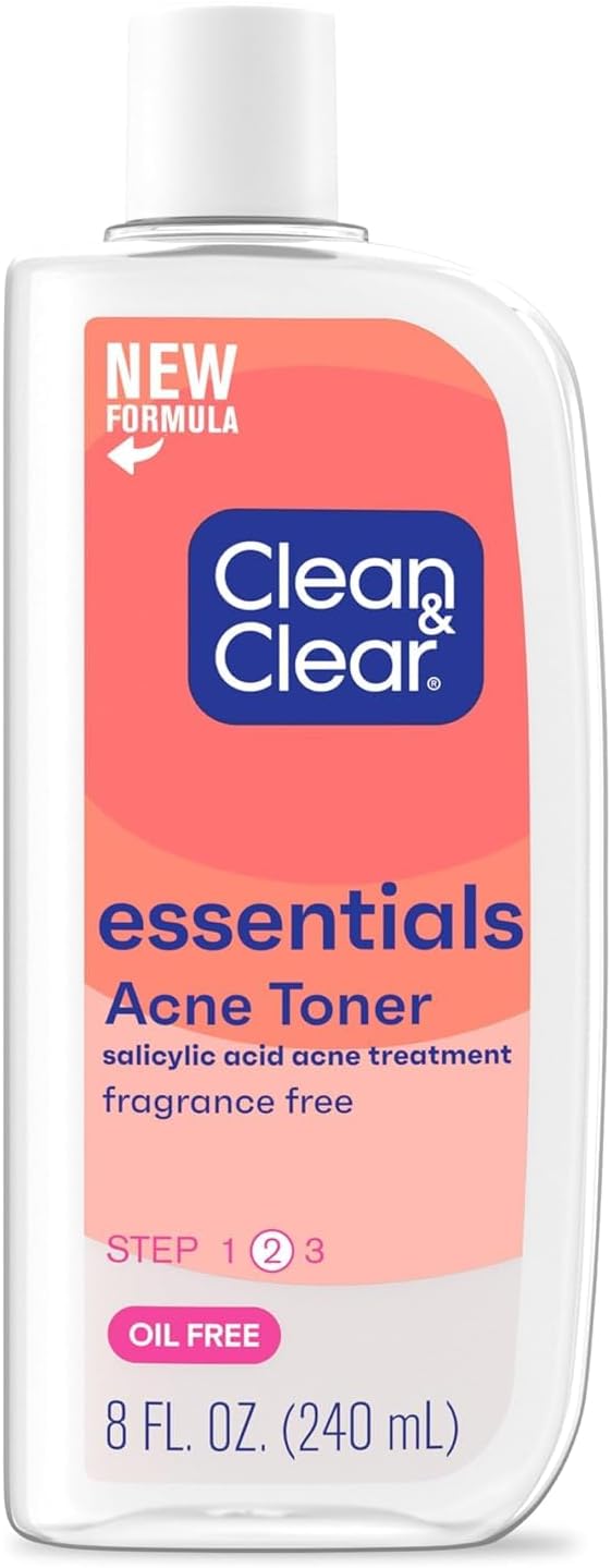 Clean & Clear Essentials Deep Cleaning Astringent 8 Ounce (Value Pack of 2)