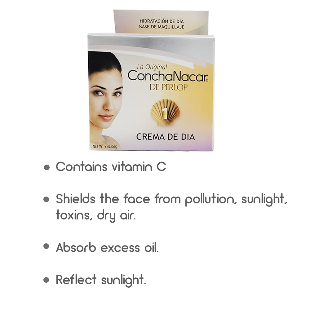 Concha Nacar Crema De Dia No.1, Day Cream 2 oz