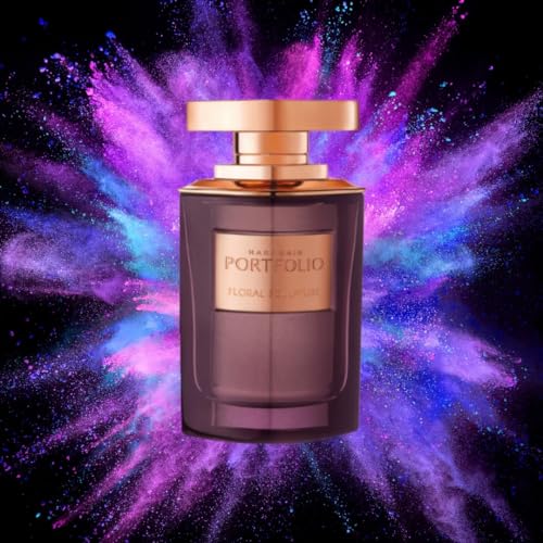 Al Haramain Portfolio Floral Sculpture for Unisex - Arabian Perfume for Women & Men - Long Lasting Fragrance with Bergamot, Cedarwood, Sandalwood - Arabic Cologne - Eau de Parfum - 2.5 oz EDP Spray