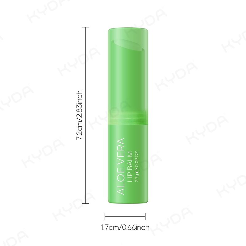 Aloe Vera Lip Balm Set - Deep Hydrating Formula for Dry, Cracked Lips | 3 Pcs, Colorless Finish