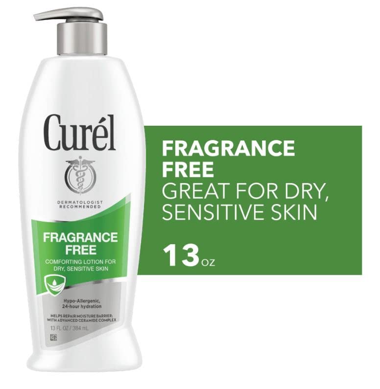 Curel Daily Moisture Fragrance-Free Lotion For Dry Skin 13 oz (Pack of 3)