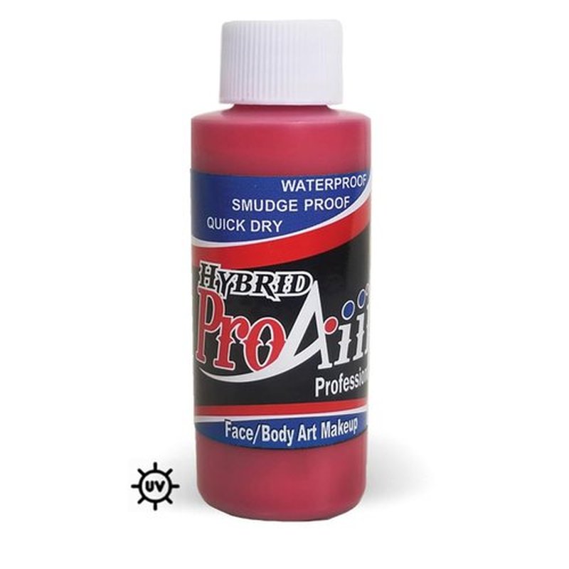 ProAiir Face and Body Painting Makeup - 2oz (60ml) Radiation Red