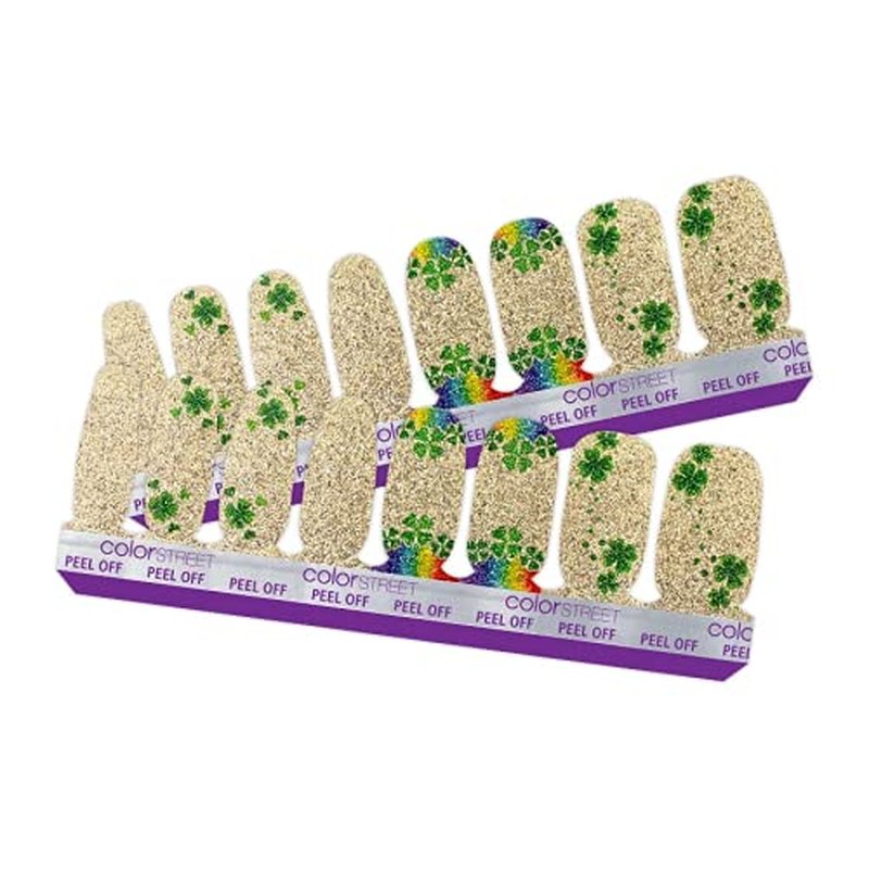 Shamrock O'Clock - Color Street Nail Strips (Petite) FDG313