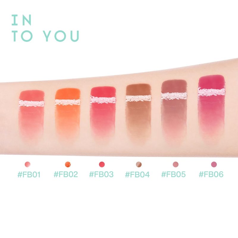 INTO YOU Frozen Glow Lip Balm, Hydrating Lip Gloss, Shine Finish, Nourishing Sheer Tint Pudding Pot with Vitamin E and Seed Oil, Plumping, Moisturizing Lip Makeup, 0.18oz, FB01 Pink Peach