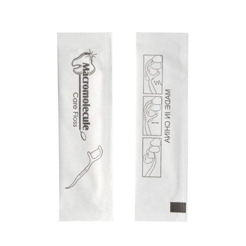 Ai-Fun Each Individually Wrapped Teeth Cleaning Macromolecule Care Floss Travel Hotel Restaurant Dental Floss (300)