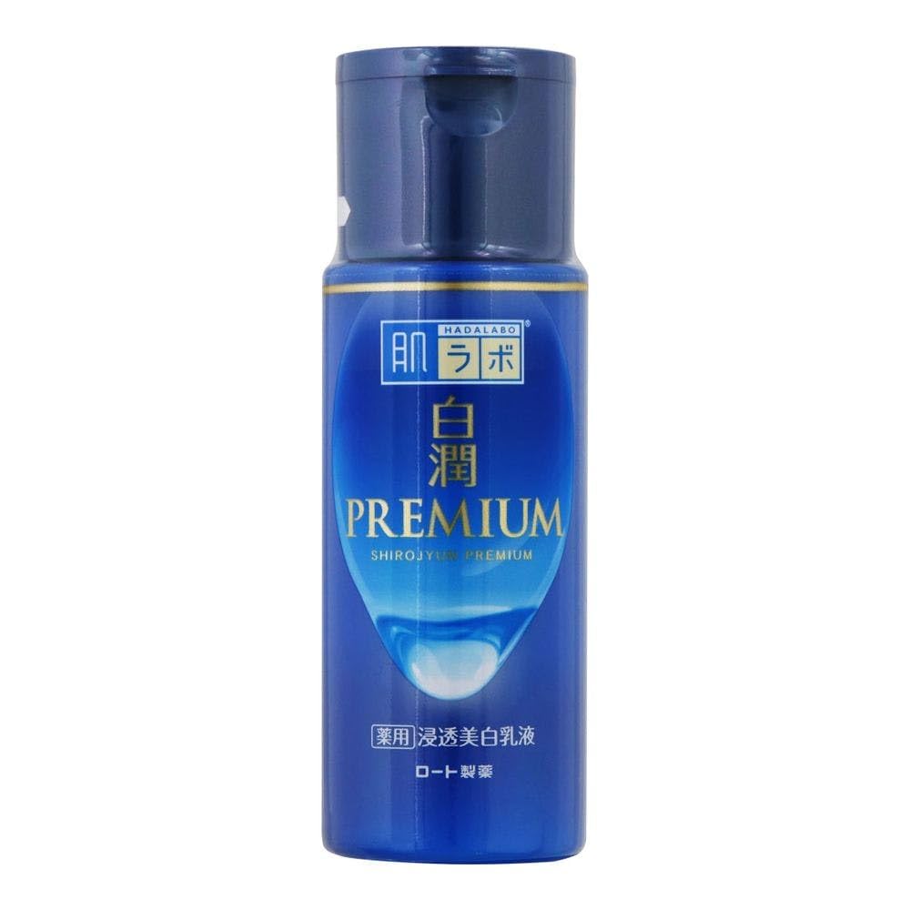 ROHTO Hadalabo Shirojun Premium Lotion 170ml and Premium Milk 140ml set