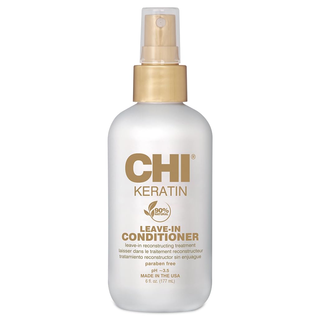 CHI Keratin Reconstructing Shampoo, Delivers Healthier Hair, Adds Shine & Helps Prevent Future Breakage, Sulfate, Paraben, & Cruelty-Free, 32 Oz