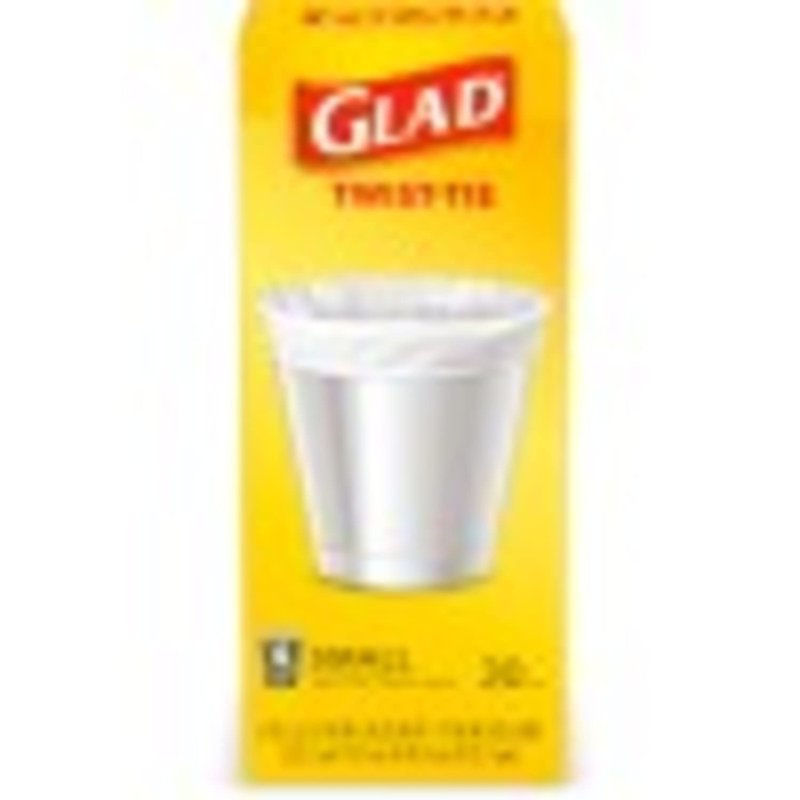 Glad Small Trash Bags - 4 Gallon - 30 Count (Pack of 6)