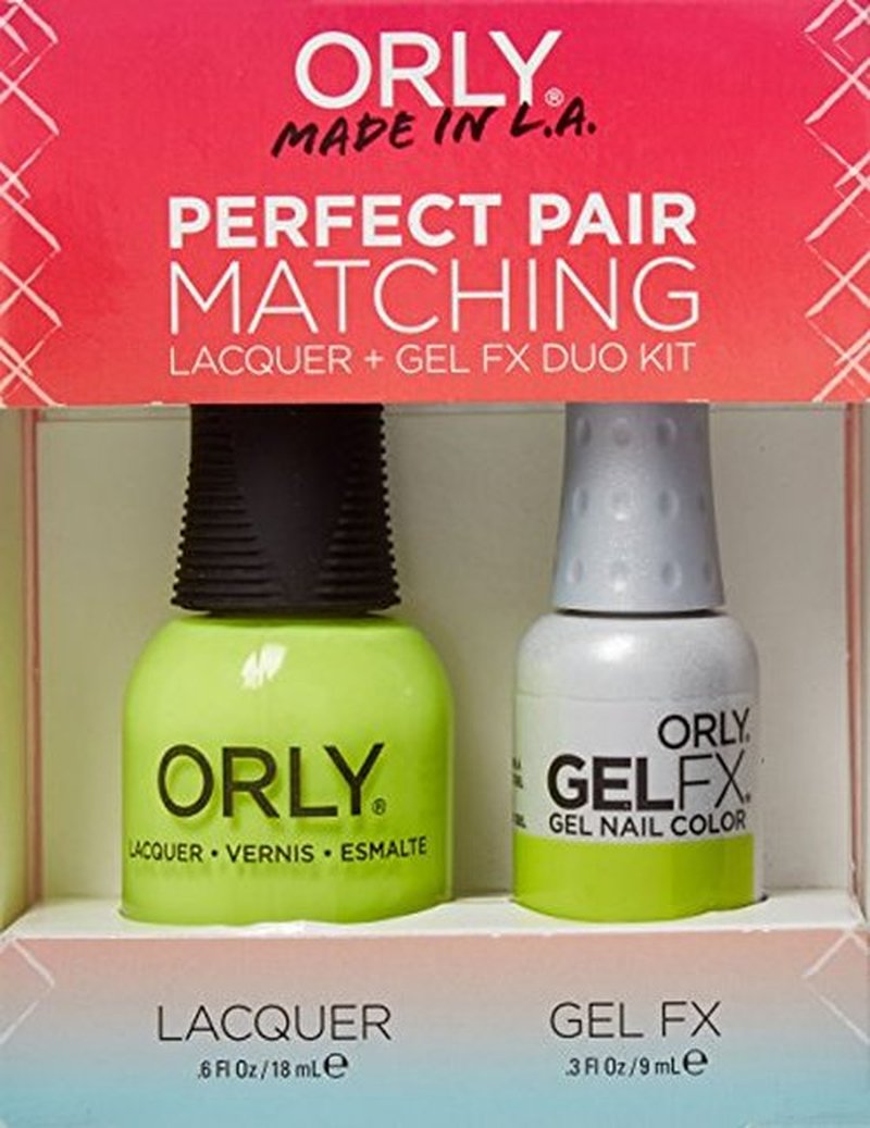 Orly Perfect Pair Matching Lacquer and Gel Duo Kit, Glowstick